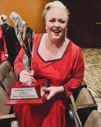 Melissa with AA Division Trophy